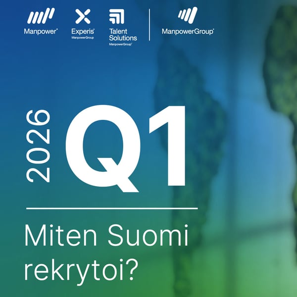 Miten Suomi rekrytoi loka-joulukuussa - graafinen nelionmuotoinen kansikuva